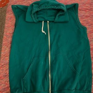 American Apparel Teal Hoodie Kristen Stewart Bella Swan